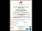 Certificado de Conformidade de ESTANQUEIDADE